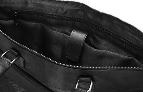 Шкіряна сумка портфель для ноутбука 15,6 дюймів Always Wild чорна