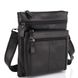 Мужская кожаная сумка через плечо Tiding Bag N2-8011A Черный