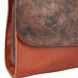 Женская кожаная сумка-клатч LASKARA (ЛАСКАРА) LK-DD220B-cognac-bronze Коричневый