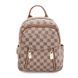 Женский рюкзак Monsen C1nn7034be-beige из экокожи с карманами, 28x23x10 см