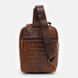 Чоловічий шкіряний рюкзак - сумка через плече Keizer K13609br-brown