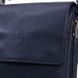 Мужская кожаная сумка синяя Borsa Leather 104260-blue