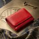 Яркий компактный женский бумажник ST Leather 18892 Красный