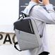 Серый мужской рюкзак для ноутбука с черной вставкой Tiding Bag BPT01-CV-ZQ2020G Серый