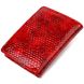 Лакований жіночий гаманець з натуральної шкіри з тисненням під змію CANPELLINI 21682 Червоний