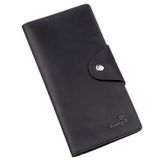 Бумажник мужской из винтажной кожи SHVIGEL 16165 Черный фото