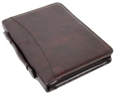 Папка-портфель мужская из эко кожи Exclusive коричневая