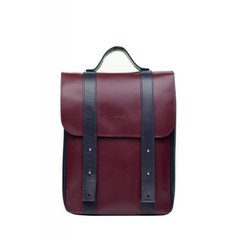 Натуральная кожаный рюкзак 13" бордово-синий Blanknote TW-BagBack-13-mars-blue-ksr