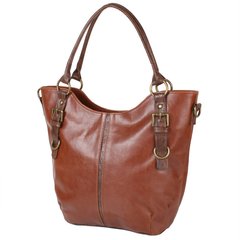 Женская сумка из качественного кожезаменителя LASKARA (ЛАСКАРА) LK10186-brown Коричневый