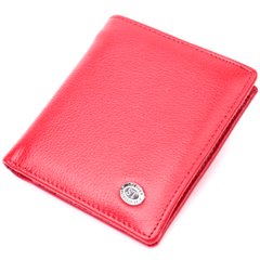 Яскрава модель гаманця з натуральної шкіри ST Leather 19475 Червоний
