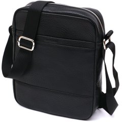 Практичная мужская сумка через плечо Shvigel 16334 Черный