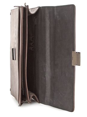 Портфель SHVIGEL 00752 из винтажной кожи Коричневый