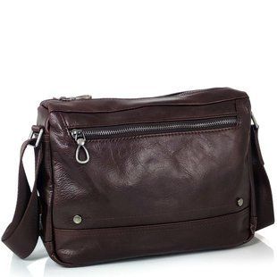 Мужской горизонтальный мессенджер Tiding Bag S-JMD10-2058C Коричневый