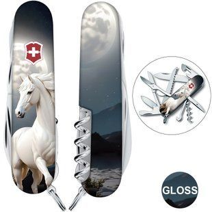 Складной нож Victorinox HUNTSMAN ZODIAC Магический конь 1.3713.3.Z5280pk Разноцветный