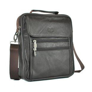 Мессенджер HD Leather NM24-109C Коричневий