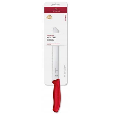Нож для хлеба Victorinox Swiss Classic 21 см Красный Vx68631.21C1B