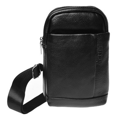 Мужская кожаная сумка-рюкзак Keizer K18675-black