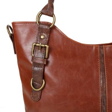 Женская сумка из качественного кожезаменителя LASKARA (ЛАСКАРА) LK10186-brown Коричневый