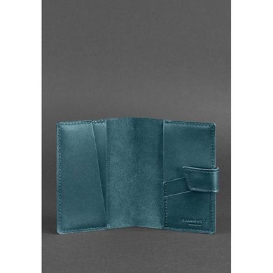 Обложка для паспорта 4.0 Малахит - зеленая Blanknote BN-OP-4-malachite