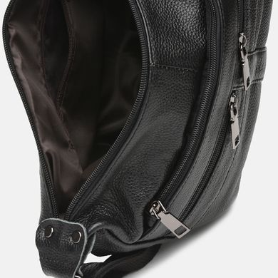 Женская кожаная сумка Borsa Leather K1105-black
