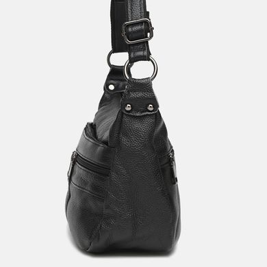 Женская кожаная сумка Borsa Leather K1105-black