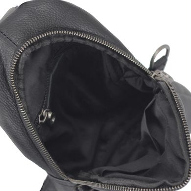 Сумка-слинг черная мужская Tiding Bag 10031A Черный