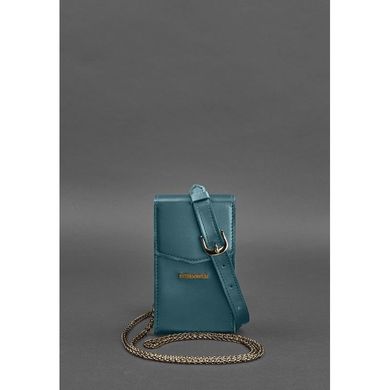 Набор женских зеленых кожаных сумок Mini поясная/кроссбоди Blanknote BN-BAG-38-malachite