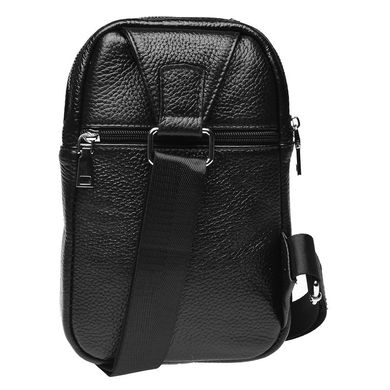 Чоловіча шкіряна сумка-рюкзак Keizer K18675-black