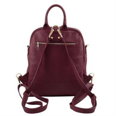 TL141376 Бордовий TL Bag - жіночий шкіряний рюкзак м'який від Tuscany