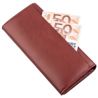 Класичний жіночий гаманець ST Leather 18893 Бордовий