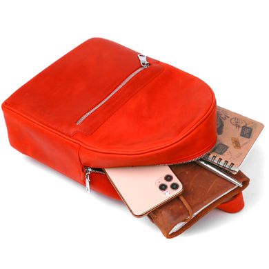 Винтажный компактный женский рюкзак Shvigel 16312 Красный