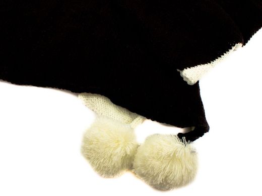 Черно-белый женский шарф ETERNO ES3029-black, Черный