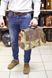 Чоловіча сумка з парусини з шкіряними вставками RC-3960-4lx бренду TARWA Коричневий