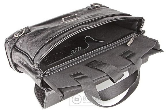 Великолепная мужская кожаная сумка-портфель, Черный
