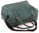 Великолепная сумка для поездок из винтажной кожи зеленого цвета SHVIGEL 10095
