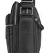 Мужская кожаная сумка через плечо маленькая Tiding Bag A25F-6625A Черный