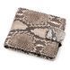 Кошелек SNAKE LEATHER 18213 из натуральной кожи питона Серый