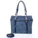 Жіноча повсякденно-дорожня сумка з якісного шкірозамінника LASKARA (Ласкарєв) LK10191-blue-duo Синій