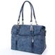 Жіноча повсякденно-дорожня сумка з якісного шкірозамінника LASKARA (Ласкарєв) LK10191-blue-duo Синій