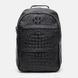 Мужской рюкзак из натуральной кожи Borsa Leather k1333-black с удобными карманами