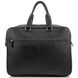 Сумка-портфель мужская кожаная для ноутбука и документов Tiding Bag M8018A Черный