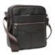 Мужская вертикальная кожаная сумка для документов Borsa Leather K18016a, коричневая