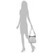 Жіноча сумка з якісного шкірозамінника LASKARA (Ласкара) LK-20286-black Білий
