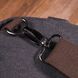 Мужская сумка через плечо с USB кабелем текстильная 21221 Vintage Черная