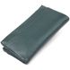 Місткий гаманець з натуральної зернистої шкіри CANPELLINI 21633 Зелений