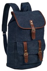 Городской хлопковый коттоновый рюкзак 17L Tom&Rose синий