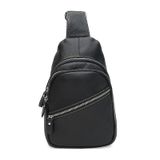 Мужской кожаный рюкзак Keizer K11908bl-black фото