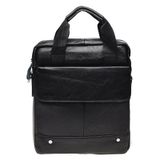 Мужская кожаная сумка через плечо Borsa Leather K18859-black фото
