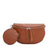 Жіноча шкіряна сумка Borsa Leather K15-5813gi-ginger фото