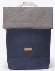 Коттоновый городской рюкзак 20L Ucon Karlo Backpack синий с серым